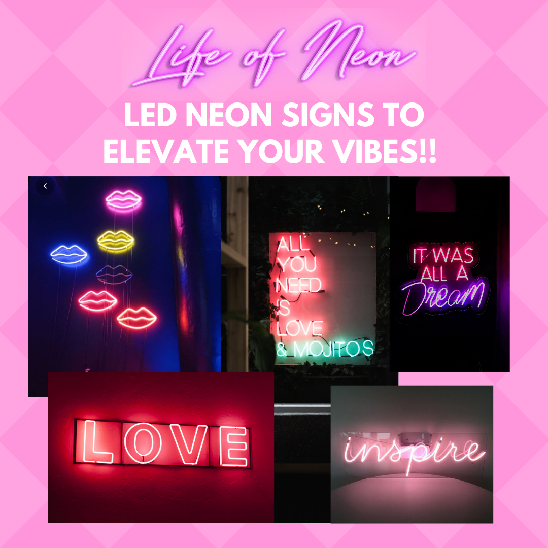 Black Wall Street Neon Sign Life of Neon