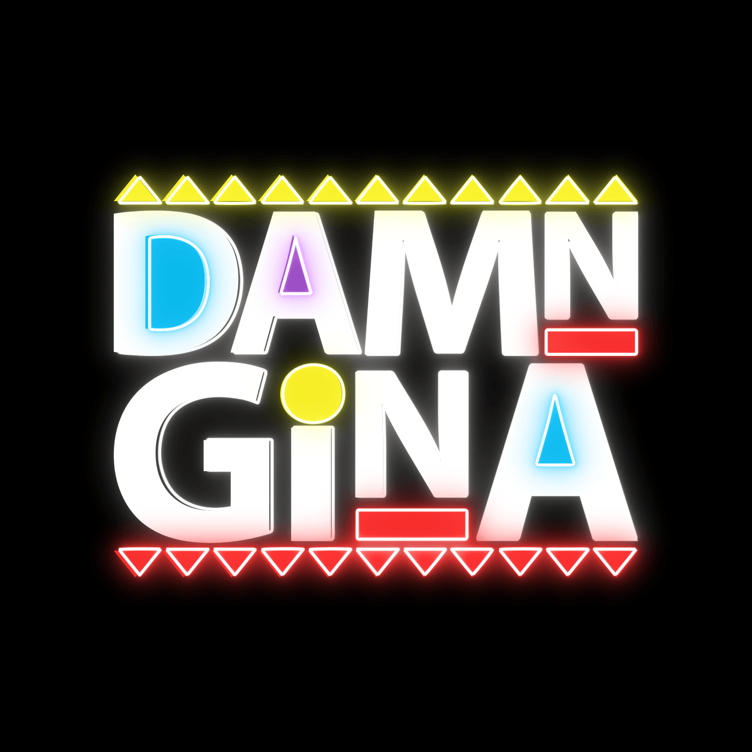 Damn Gina - Martin TV Show Neon Sign Life of Neon